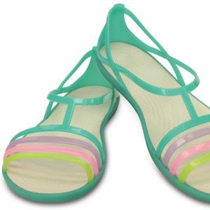 Crocs isabella Sandal Women's Island Green SZ 8w